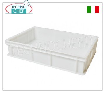 Cassetta pagnottine-impasti pizza da cm 60x40x13h, colore Bianco