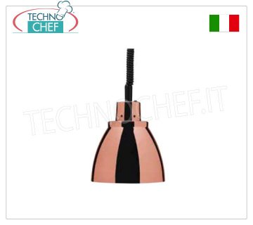 TECHNOCHEF - Lampada riscaldante ad infrarossi in rame, Mod.NR25