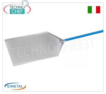 Gi-Metal - Pala pizza al metro in alluminio, Linea Azzurra, lunghezza manico cm 60