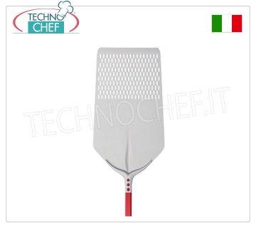 Pala Pizza Rettang. Forata 30x60 cm per Infornare in Alluminio, Linea Tulip