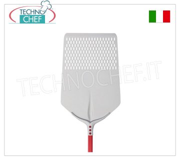 Pala Pizza Rettang. Forata 40x60 cm per Infornare in Alluminio, Linea Tulip
