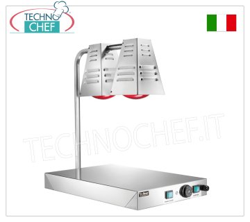 Piano caldo con 2 lampade riscaldanti Infrarosso