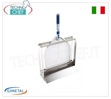 Gi-Metal -  Portapala da pavimento in acciaio inox, misura fino a Ø 50 - mod.APT50