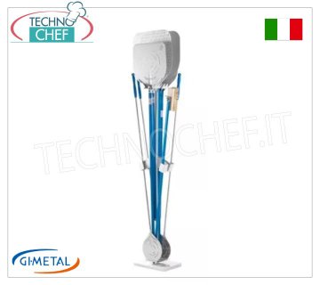 Gi-Metal - Porta pale, palettino e spazzola con base in marmo, 8 posti - mod.AC-BS