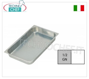 Teglie Gastronorm 1/2 in alluminio, dim.mm.320x265