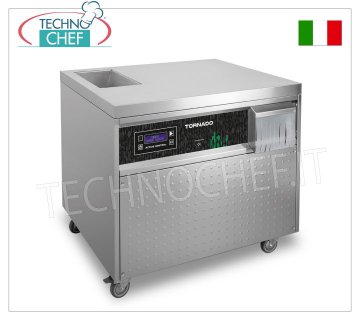 Technochef - ASCIUGAPOSATE AUTOMATICA, produttività max 10.000 posate/ora, Mod.TORNADO
