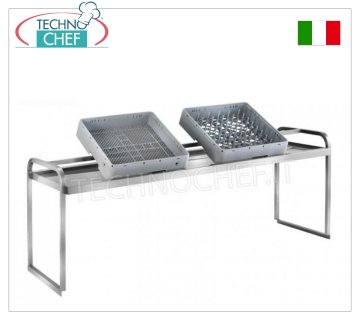 Mensole portacestelli lavastoviglie professionali, installabile a ponte