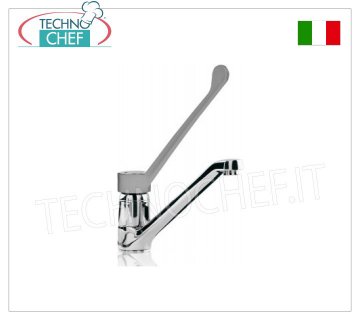 Rubinetto miscelatore monoforo con canna da 22 cm