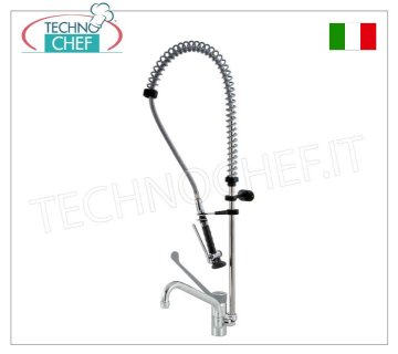 Rubinetto miscelatore monoforo con Canna da 29,5 cm e Doccia sospesa