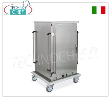Mantenitore di temperatura, Carrello CALDO Ventilato per 8 Teglie GN 1/1 (mm 325x530) - mod. MC-3208GN-K