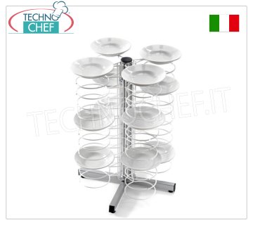 Carrelli portapiatti pronti da Tavolo capacità 48 piatti con diametro da 180 a 230 mm e da 250 a  310 mm