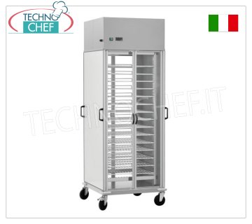 Carrelli  portapiatti  refrigerati, capacità 10 griglie Gastro-Norm 2/1, regolabili