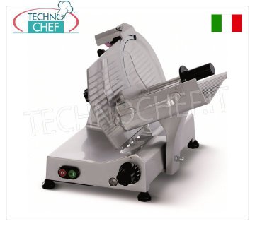 FAC - AFFETTATRICE a GRAVITA', lama Ø 250 mm, ESECUZIONE CE DOMESTICO, dim. mm.425x440x370h