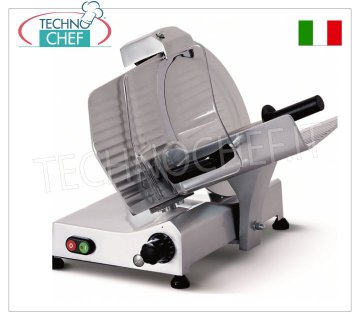 FAC - AFFETTATRICE a GRAVITA', lama Ø 300, ESECUZIONE CE DOMESTICO, dim. mm.485x440x440h