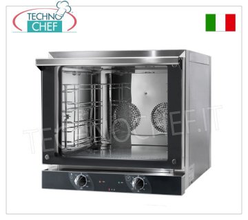 TECNODOM - Forno Convezione Elettrico per 4 Teglie/Griglie da  mm 435x350, - dim.mm.589x660x580h