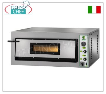 FIMAR - Forno pizza elettrico, per 4 pizze, 1 camera cm 61x61, comandi meccanici, mod. FME4