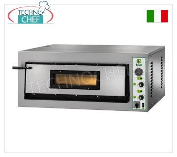 FIMAR - Forno pizza elettrico, per 4 pizze Grandi, 1 camera cm 72x72, comandi meccanici, Monofase V.230, mod. FML4