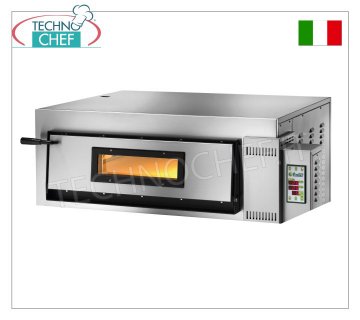 FIMAR - Forno pizza elettrico, per 4 Pizze Grandi, 1 camera cm 72x72, comandi Digitali, mod. FMD4