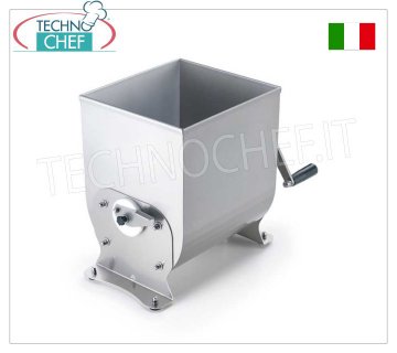 SIRMAN - Impastatrice carne manuale inox, capacita Vasca da 20 Kg, mod.IP20MAN