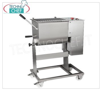 FIMAR - Impastatrice carne inox, 1 Pala, capacità vasca max 75 Kg, mod.75C1PN