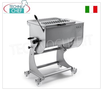 SIRMAN - Impastatrice carne inox, capacita Vasca da 80 Kg, pale inox rimovibili, mod.80XPBA