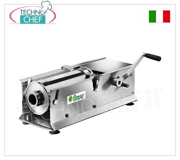 Fimar -Insaccatrice manuale per SALUMI da tavolo con cilindro ORIZZONTALE, 2 VELOCITA'