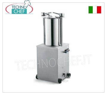 INSACCATRICE per  SALUMI IDRAULICA VERTICALE in ACCIAIO INOX, CAPACITA' lt.35