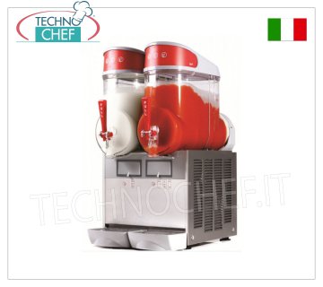 Granitore, Sorbettiera e Creme Fredde con 2 serbatoi da lt.10, Mod.MT2