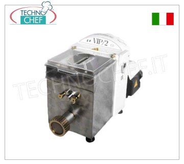 Techochef - MACCHINA per PASTA FRESCA ESTRUSA, con Vasca  2,5 Kg, - 4  Trafile a scelta
