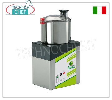 FIMAR - Technochef, Cutter Inox Professionale con vasca da lt.8, Mod.CL8