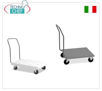 Technochef - CARRELLO a PIANALE BASSO, Portacasse, Trasporti Pesanti, art. 1840