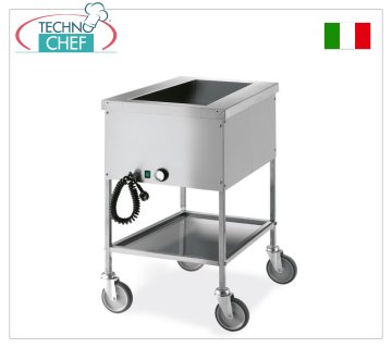 TECHNOCHEF - Carrello caldo a bagnomaria, Mod.MC1395