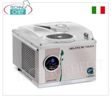 Mantecatore Professionale Inox, Superautomatico, Serie Touch i-Green, Capacità 4,8 lt, mod.GELATO3KTOUCH