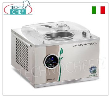Mantecatore Professionale Inox, Superautomatico, Serie Touch i-Green, Capacità 5,6 lt, mod.GELATO4KTOUCH