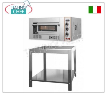 Forno pizza modulare a gas, camera da mm 920x920x155h
