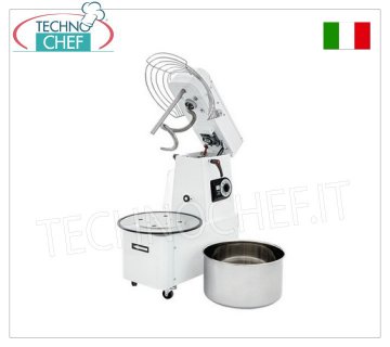 IMPASTATRICE a SPIRALE da 4 Kg (vasca da lt.7), dim.mm.300x600x645h