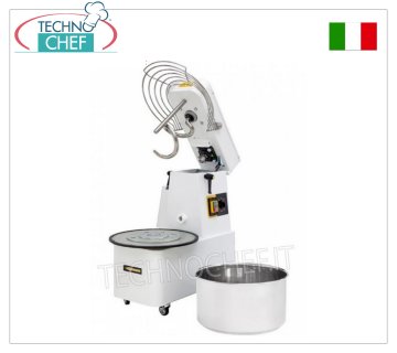 IMPASTATRICE a SPIRALE da 42 Kg (vasca da lt.48), dim.mm.480x805x825h
