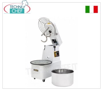 IMPASTATRICE a SPIRALE da 25 Kg (vasca da lt.32), dim.mm.424x735x805h