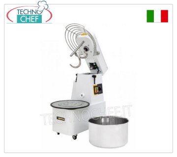 IMPASTATRICE a SPIRALE da 17 Kg (vasca da lt.22), dim.mm.385x670x725h