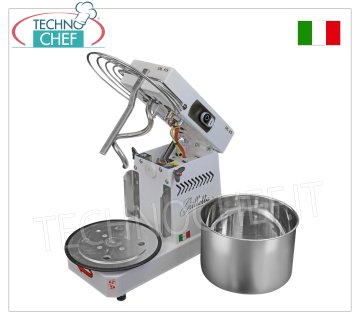 Famag GRILLETTA - Impastatrice a Spirale da 6 Kg (vasca da lt.11), dim.mm.510x290x390h
