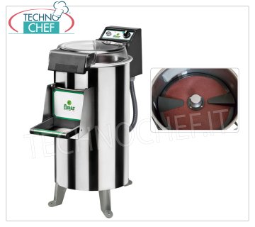 FIMAR - Technochef, Pelapatate Professionale, capacità carico Kg 10, Mod.PPN/10