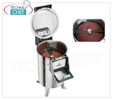 FIMAR - Technochef, Pelapatate Professionale, capacità carico Kg 18, Mod.PPN/18