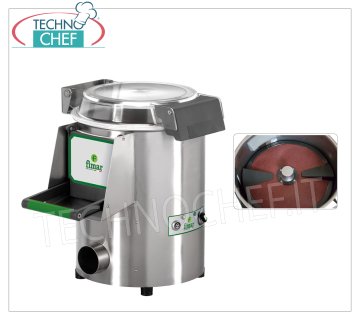 FIMAR - Technochef, Pelapatate Professionale, capacità carico Kg 5, Mod.PPN/5