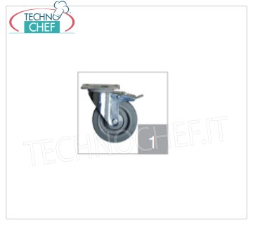 Set 4 ruote elastiche