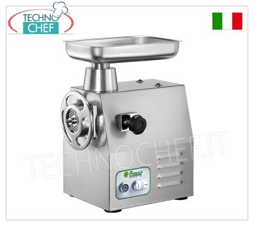 Fimar - Tritacarne Tipo 22, Professionale Carenato, con gruppo MACINAZIONE in ACCIAIO INOX - ESTRAIBILE