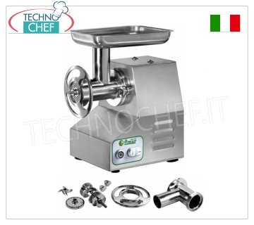 Fimar - Tritacarne Tipo 22, Professionale con Gruppo Macinazione in ALLUMINIO -Totalmente SMONTABILE