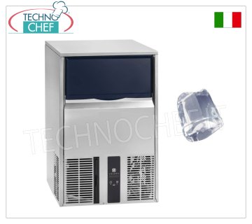 FABBRICATORE di GHIACCIO in CUBETTI PIENI, resa 40 Kg/24 h, Deposito 15 Kg
