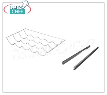 Forcar - GRIGLIA IN ACCIAIO FISSA + COPPIA GUIDE, Mod.BJ22S