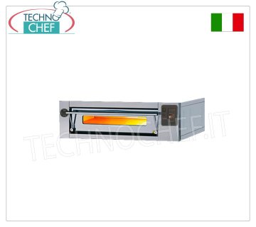 Forno pizza modulare elettrico, Linea EURO CLASSIC, camera per 6 pizze da cm 93x63 interamente in refrattario