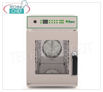 FIMAR - FORNO CONVEZIONE con VAPORE DIRETTO, ELETTRICO DIGITALE, 6 TEGLIE GN 1/1 (mm 530x325), dim.mm.532x860x748h